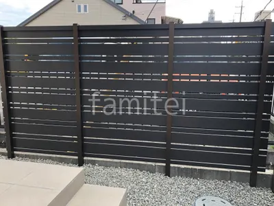 人工木・樹脂 フェンス（木調） F＆F マイティウッド ベーシック極 目隠し 木調・ラティス 樹脂