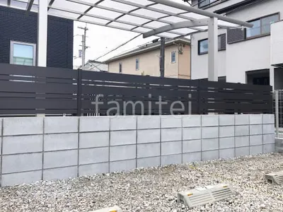 人工木・樹脂 フェンス（木調） F＆F マイティウッド ベーシック極 目隠し 木調・ラティス 樹脂