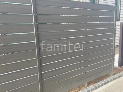 人工木・樹脂 フェンス（木調） F＆F マイティウッド ベーシック極 目隠し 木調・ラティス 樹脂