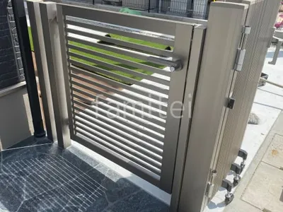 片開き 門扉 LIXIL AB YR3型 太横桟 