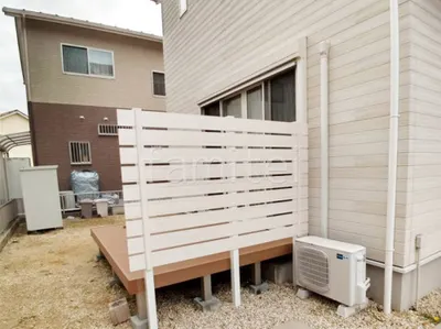 人工木・樹脂 フェンス（木調） F＆F マイティウッド ベーシック極 目隠し 木調・ラティス 樹脂