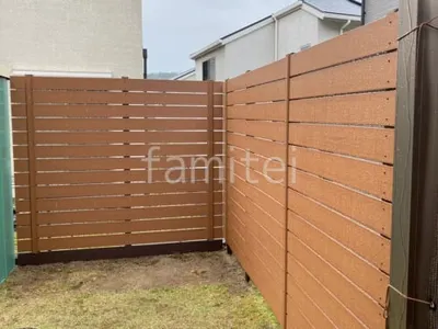 人工木・樹脂 フェンス（木調） F＆F マイティウッド ベーシック極 目隠し 木調・ラティス 樹脂