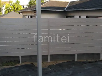 人工木・樹脂 フェンス（木調） F＆F マイティウッド ベーシック極 目隠し 木調・ラティス 樹脂