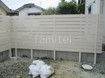 人工木・樹脂 フェンス（木調） F＆F マイティウッド ベーシック極 目隠し 木調・ラティス 樹脂