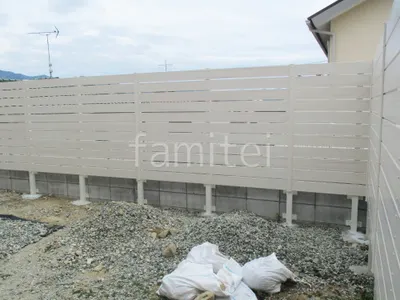 人工木・樹脂 フェンス（木調） F＆F マイティウッド ベーシック極 目隠し 木調・ラティス 樹脂