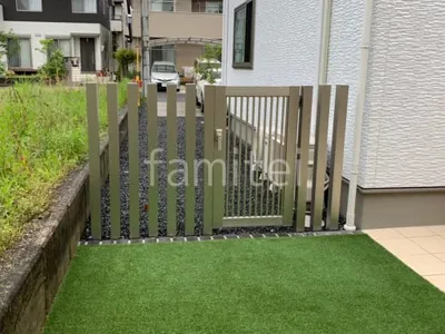 片開き 門扉 YKKAP シンプレオTB2型 たて格子 