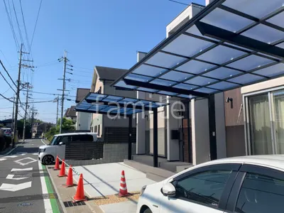 カーポート１台 （単棟） LIXIL ネスカＦ フラット屋根