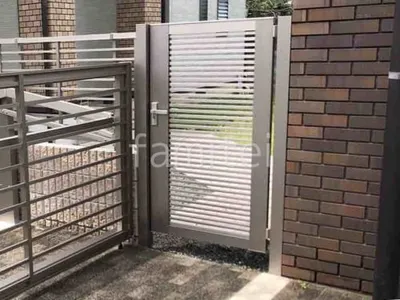 片開き 門扉 LIXIL AB YR1型 細横桟 