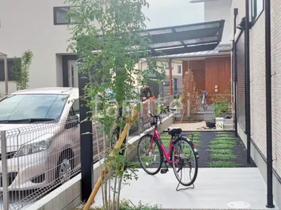 サイクルポート 自転車バイク屋根 LIXIL ネスカF ミニ フラット屋根