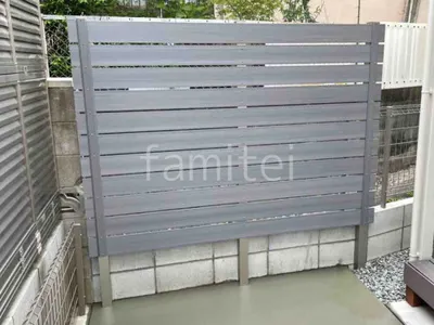 人工木・樹脂 フェンス（木調） F＆F マイティウッド ベーシック極 高尺タイプ 目隠し 木調・ラティス 樹脂