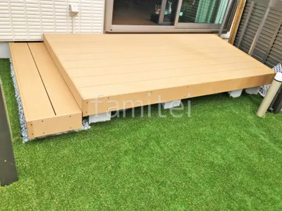 人工木デッキ  LIXIL 人工木 樹ら楽ステージ 