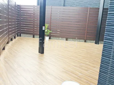 人工木・樹脂 フェンス（木調） F＆F マイティウッド ベーシック極 高尺タイプ 目隠し 木調・ラティス 樹脂