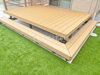 人工木デッキ LIXIL 人工木 樹ら楽ステージ