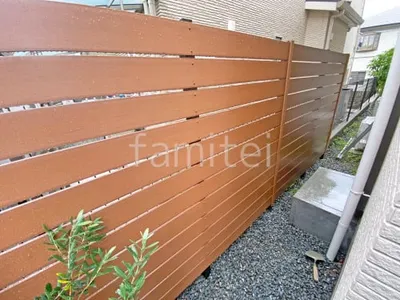 人工木・樹脂 フェンス（木調） F＆F マイティウッド ベーシック極 高尺タイプ 目隠し 木調・ラティス 樹脂