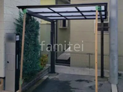 サイクルポート 自転車バイク屋根 LIXIL ネスカF ミニ フラット屋根