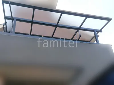 ２階ベランダ屋根  YKKAP ソラリアF フラット屋根 スタンダード 壁付