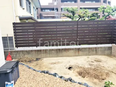 人工木・樹脂 フェンス(木調) F&F マイティウッド ベーシック極 目隠し 木調・ラティス 樹脂