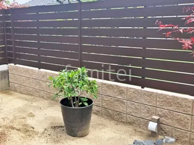 ブロック塀 (化粧ブロック) ユニソン シャモティ