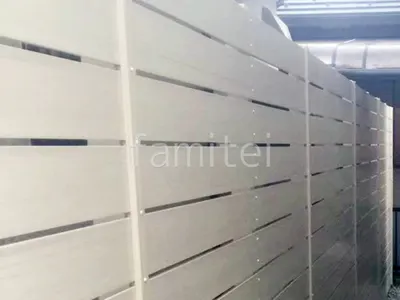 人工木・樹脂 フェンス（木調） F＆F マイティウッド ベーシック極 高尺タイプ 目隠し 木調・ラティス 樹脂