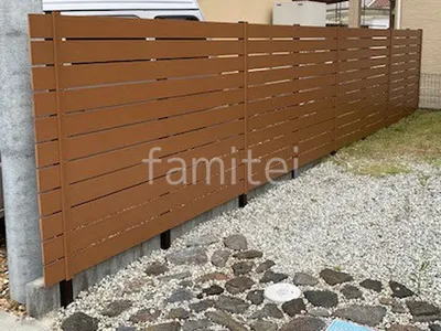 人工木・樹脂 フェンス（木調） F＆F マイティウッド ベーシック極 高尺タイプ 目隠し 木調・ラティス 樹脂