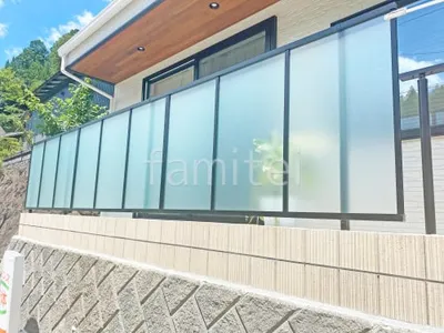 ブロック塀 （化粧ブロック） ユニソン リゲル  アルミ形材 フェンス LIXIL AB YT1型 採光パネル 目隠し 採光