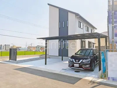 新築シンプル オープン外構