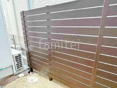 人工木・樹脂 フェンス（木調） F＆F マイティウッド ベーシック極 高尺タイプ 目隠し 木調・ラティス 樹脂