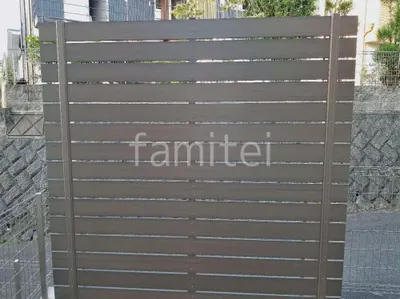 人工木・樹脂 フェンス（木調） F＆F マイティウッド ベーシック極 高尺タイプ 目隠し 木調・ラティス 樹脂