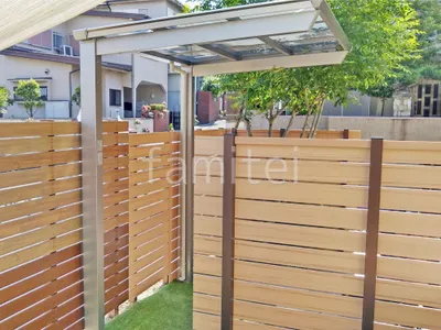 サイクルポート 自転車バイク屋根 三協アルミ セルフィ フラット屋根