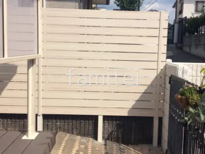 人工木・樹脂 フェンス（木調） F＆F マイティウッド ベーシック極 高尺タイプ 目隠し 木調・ラティス 樹脂