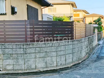 人工木・樹脂 フェンス（木調） F＆F マイティウッド ベーシック極 目隠し 木調・ラティス 樹脂