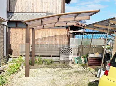 カーポート１台 （単棟） YKKAP アリュース アール屋根