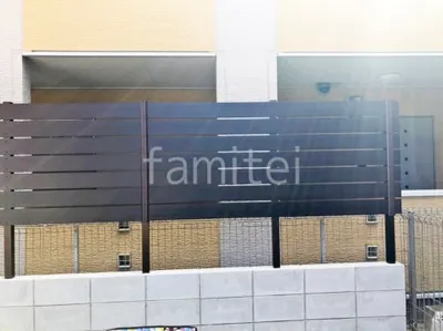 人工木・樹脂 フェンス（木調） F＆F マイティウッド ベーシック極 目隠し 木調・ラティス 樹脂