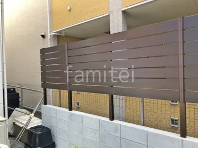 人工木・樹脂 フェンス（木調） F＆F マイティウッド ベーシック極 目隠し 木調・ラティス 樹脂