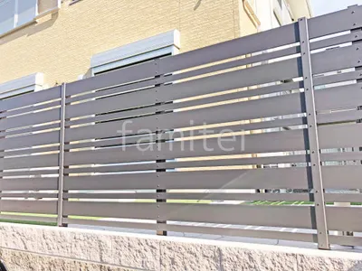 人工木・樹脂 フェンス（木調） F＆F マイティウッド ベーシック極 目隠し 木調・ラティス 樹脂