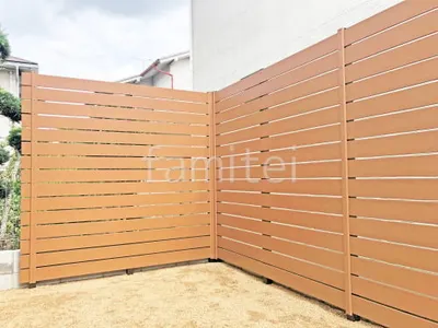 人工木・樹脂 フェンス（木調） F＆F マイティウッド ベーシック極 高尺タイプ 目隠し 木調・ラティス 樹脂