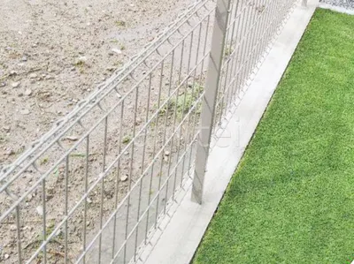 スチールメッシュ フェンス YKKAP イーネット3F型 スチール柱 境界・メッシュ