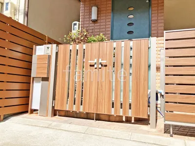 両開き 門扉 LIXIL 木製調AA TS1型 