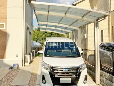 カーポート１台 （単棟） YKKAP アリュース アール屋根