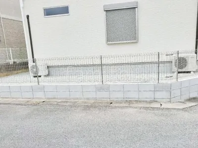 スチールメッシュ フェンス YKKAP イーネット3F型 スチール柱 境界・メッシュ