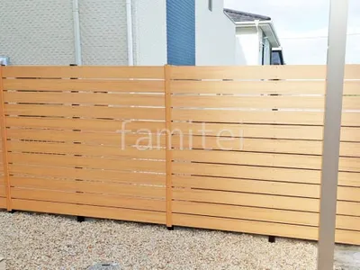 人工木・樹脂 フェンス（木調） F＆F マイティウッド ベーシック極 高尺タイプ 目隠し 木調・ラティス 樹脂