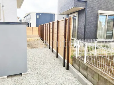 人工木・樹脂 フェンス（木調） F＆F マイティウッド ベーシック極 高尺タイプ 目隠し 木調・ラティス 樹脂