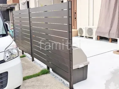 人工木・樹脂 フェンス（木調） F＆F マイティウッド ベーシック極 高尺タイプ 目隠し 木調・ラティス 樹脂