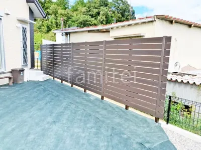 人工木・樹脂 フェンス（木調） F＆F マイティウッド ベーシック極 高尺タイプ 目隠し 木調・ラティス 樹脂