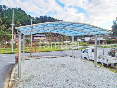 カーポート２台(ワイド) ツイン YKKAP アリュース アール屋根