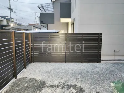 人工木・樹脂 フェンス（木調） F＆F マイティウッド ベーシック極 高尺タイプ 目隠し 木調・ラティス 樹脂