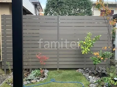 人工木・樹脂 フェンス（木調） F＆F マイティウッド ベーシック極 高尺タイプ 目隠し 木調・ラティス 樹脂