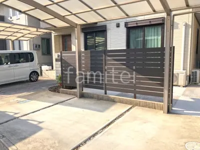 人工木・樹脂 フェンス（木調） F＆F マイティウッド ベーシック極 高尺タイプ 目隠し 木調・ラティス 樹脂