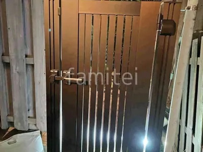 片開き 門扉 YKKAP シンプレオTS1型 たてスリット 