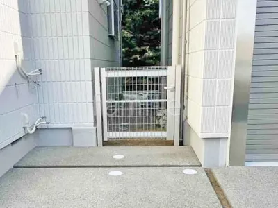 勝手口門扉 YKKAP イーネットA1型 片開き